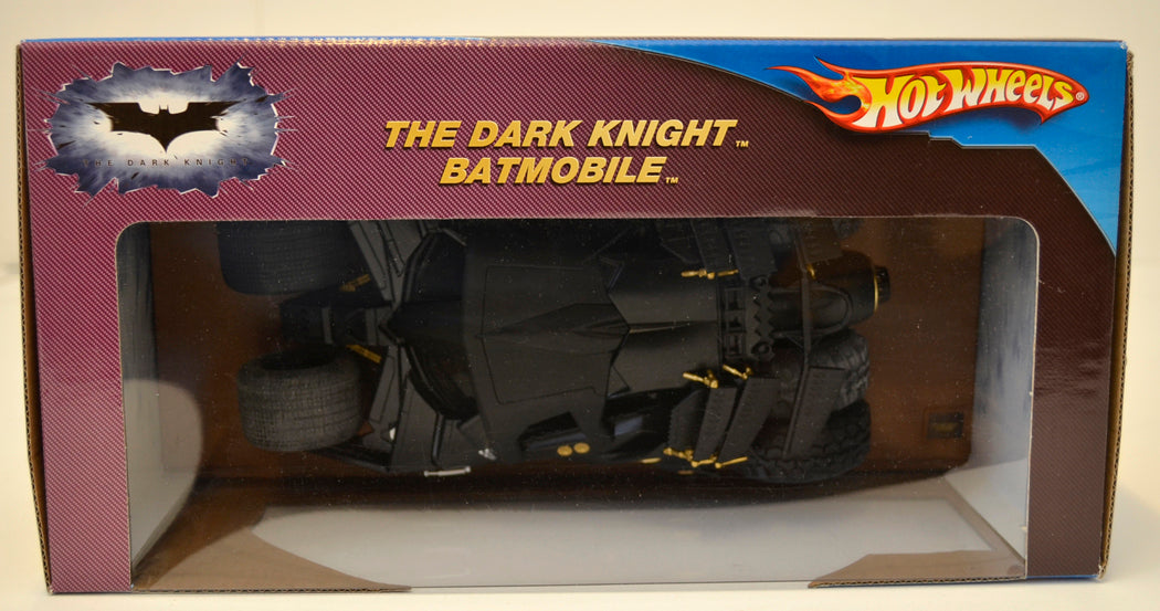 THE DARK KNIGHT Hot Wheels 1:18 scale (BOX TOP View)  