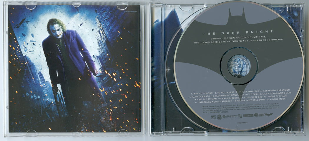 THE DARK KNIGHT Original CD Soundtrack (Inside) 