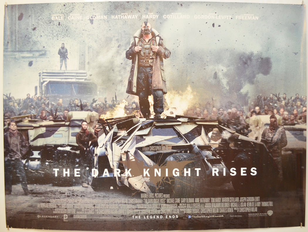 The Dark Knight Rises (Bane Version)  Original Quad Poster - Film Poster - Movie Poster