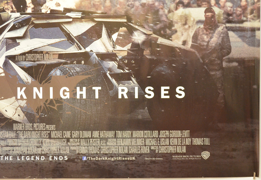 THE DARK KNIGHT RISES (Bottom Right) Cinema Quad Movie Poster 