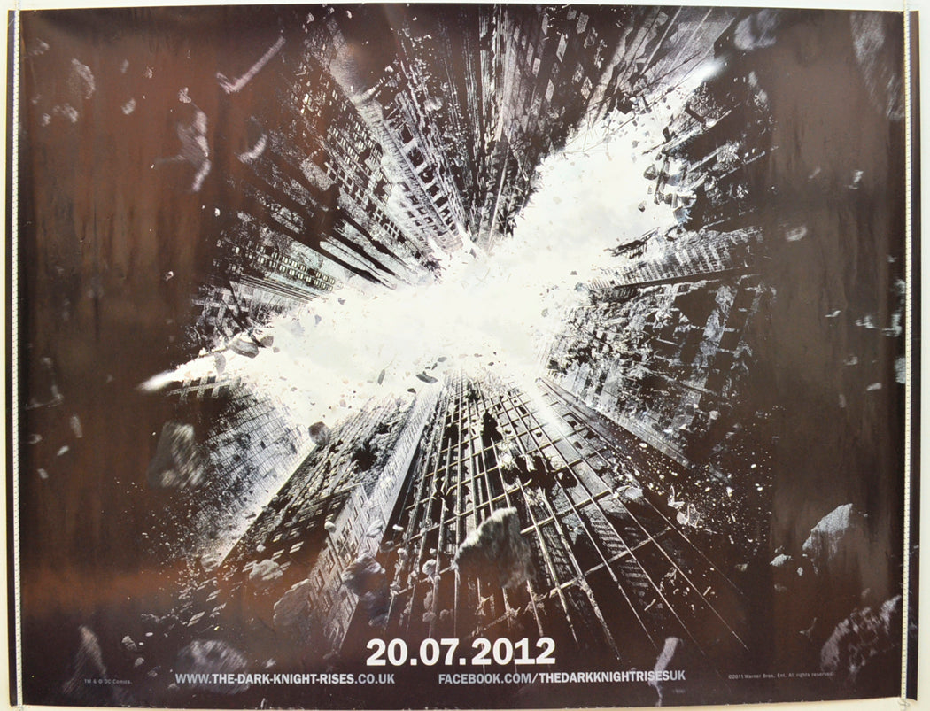 “The Dark Knight Rises” (Teaser / Advance Version) Original Quad Poste