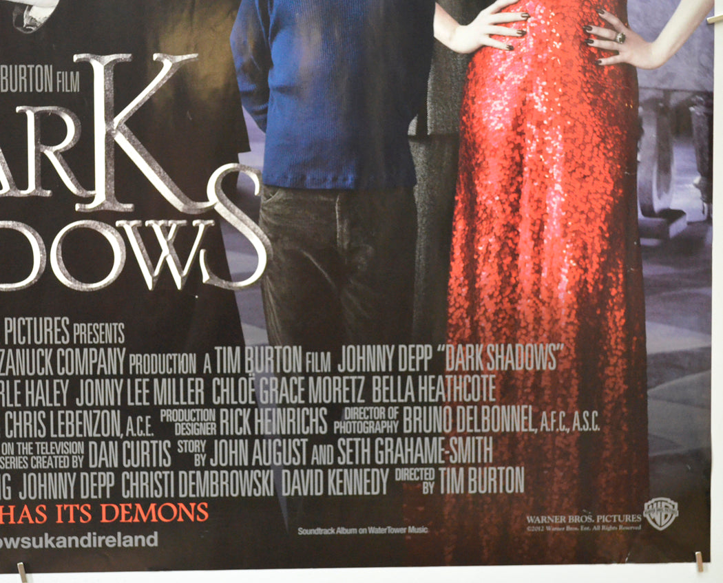 Dark Shadows” Original Quad Poster - Film Poster - Movie Poster
