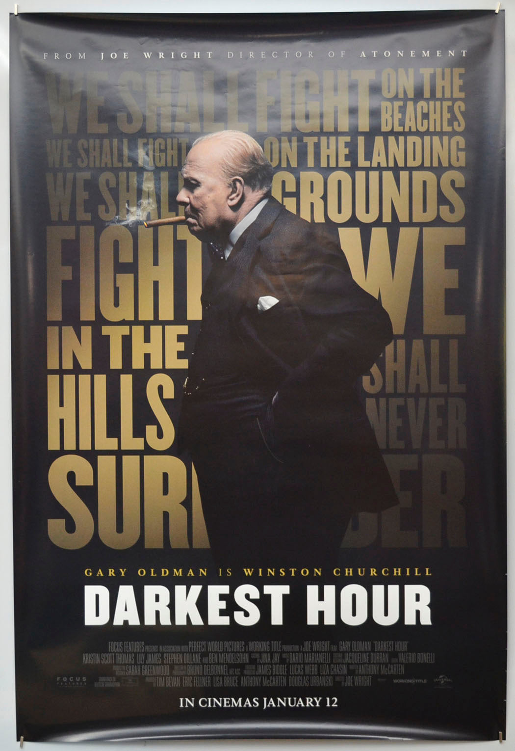 Darkest Hour Original One Sheet Poster - Film Poster - Movie Poster