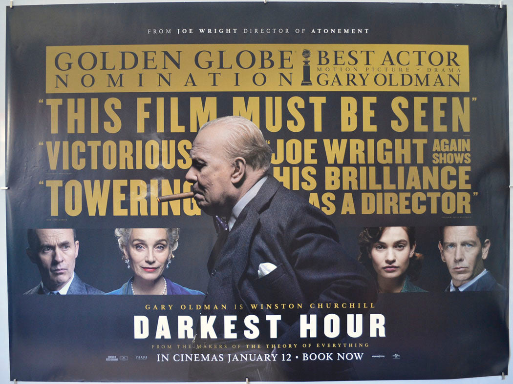 Darkest Hour Original Quad Poster - Film Poster - Movie Poster