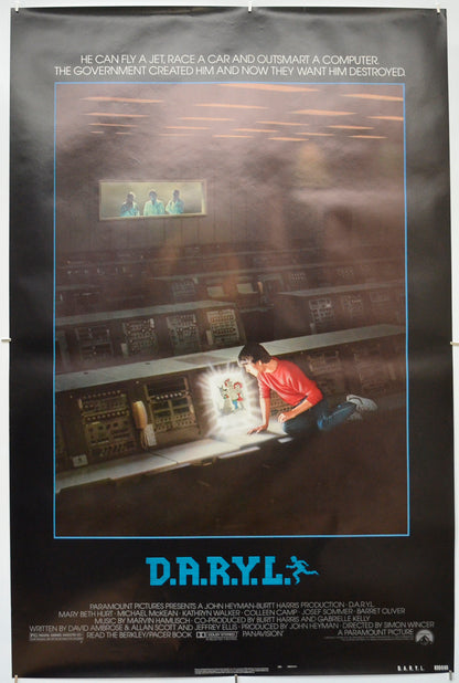 D.A.R.Y.L. - Original One Sheet Poster - Film Poster - Movie Poster