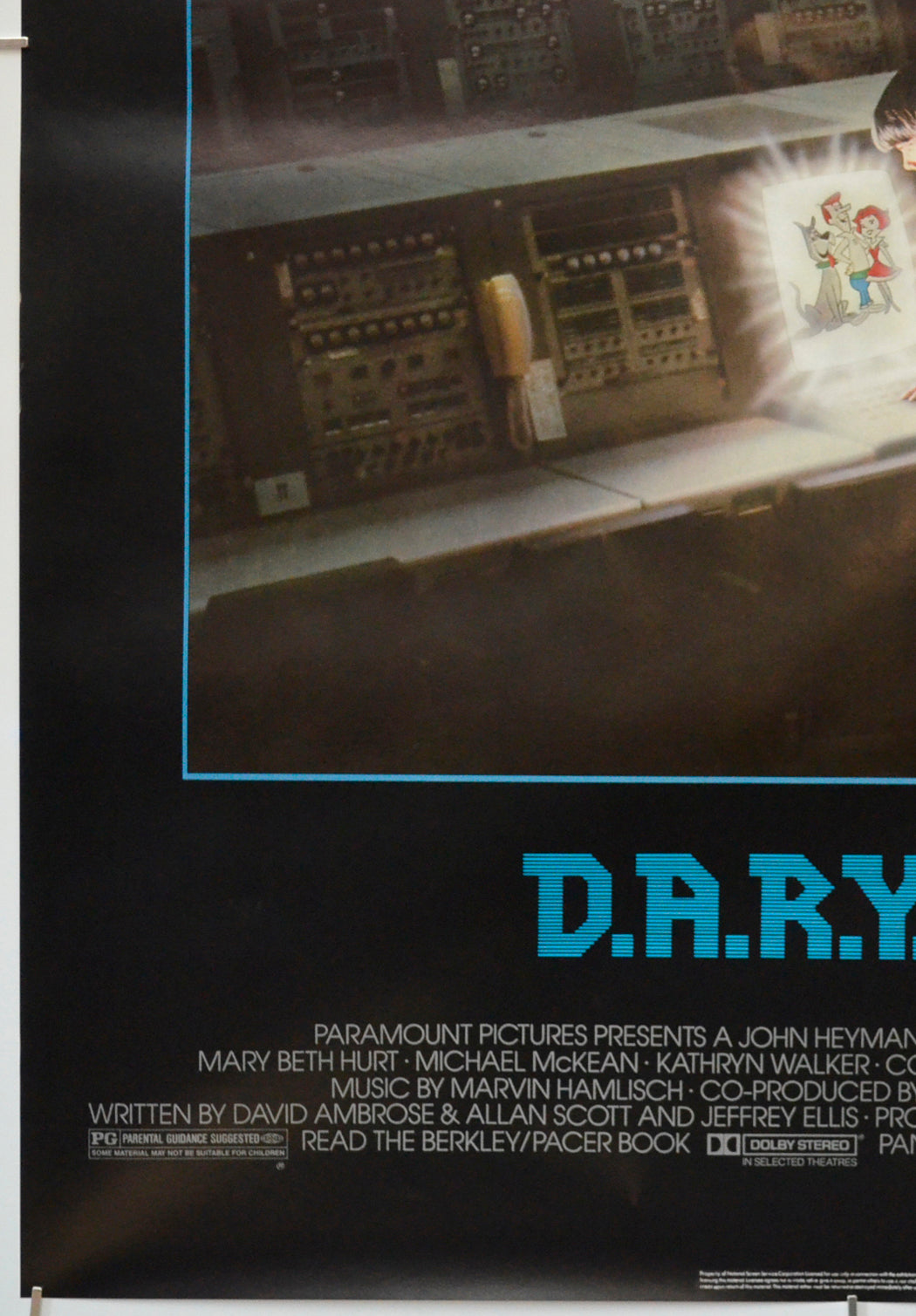 D.A.R.Y.L. (Bottom Left) Cinema One Sheet Movie Poster 