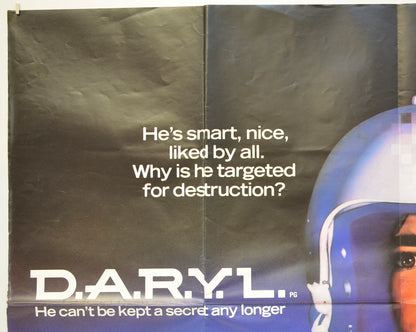 D.A.R.Y.L. (Top Left) Cinema Quad Movie Poster 