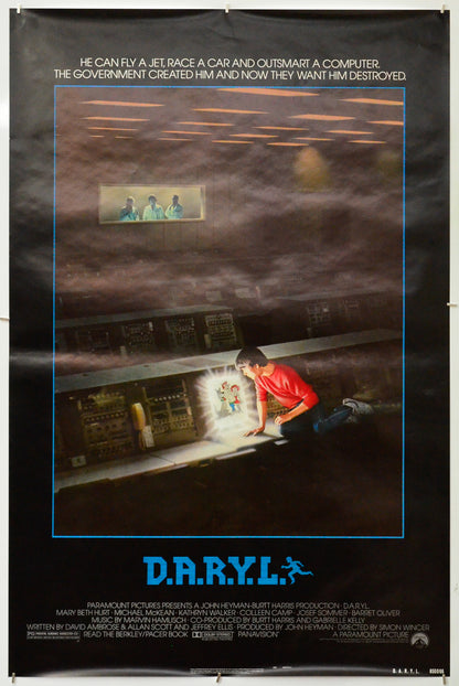 D.A.R.Y.L. - Original One Sheet Poster - Film Poster - Movie Poster 