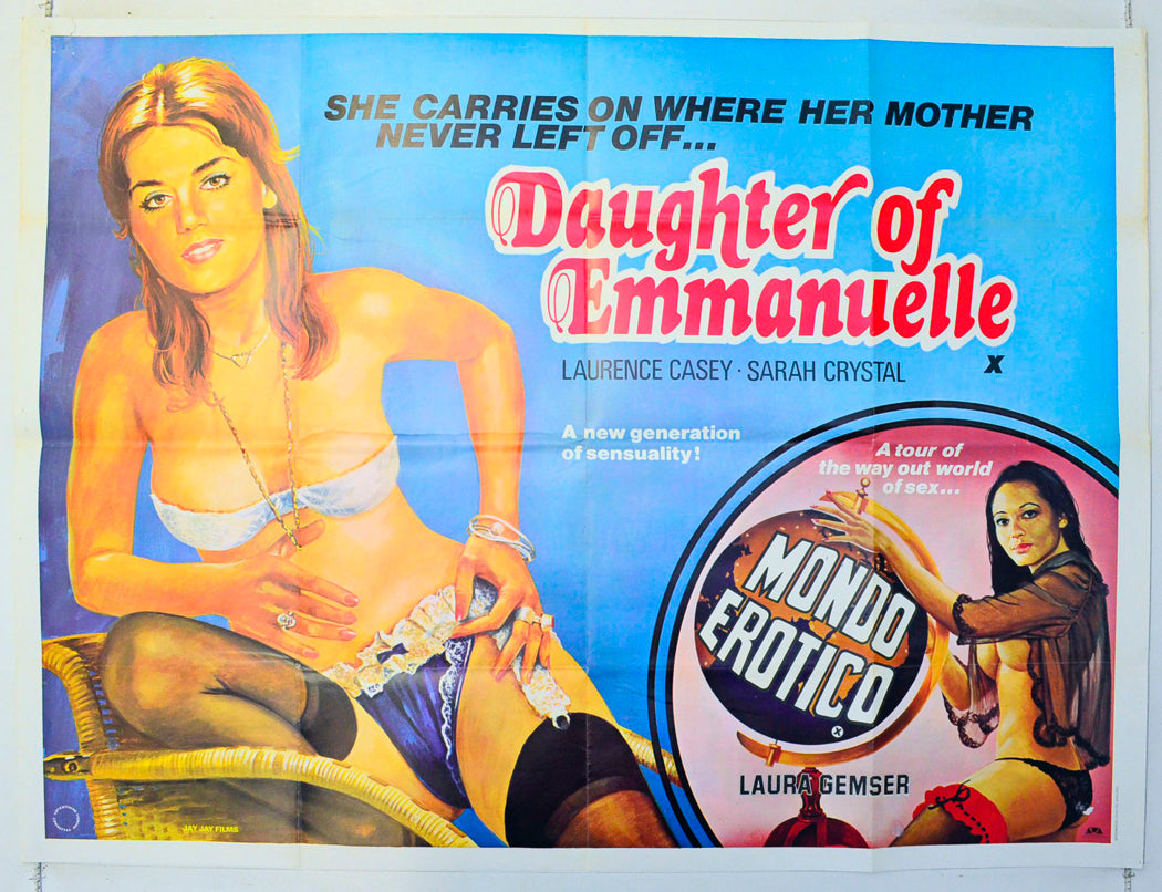 Daughter Of Emmanuelle Original British Quad Poster - Film Poster - Movie Poster 