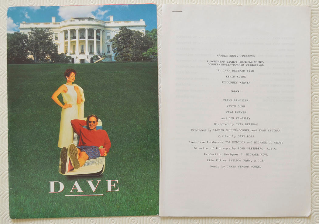 DAVE Original Cinema Press Kit 