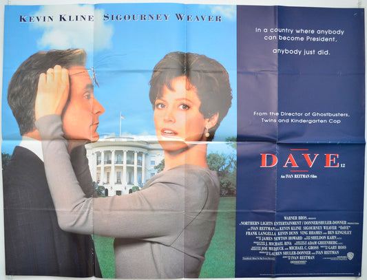 Dave  (Design 2)   Original Quad Poster - Film Poster - Movie Poster  