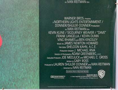 Dave (Bottom Right) Cinema Quad Movie Poster 
