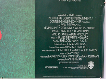 Dave (Bottom Right) Cinema Quad Movie Poster 