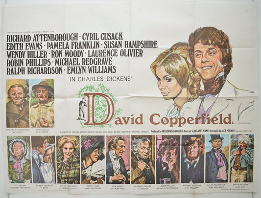 David Copperfield Original Quad Poster - Film Poster - Movie Poster  