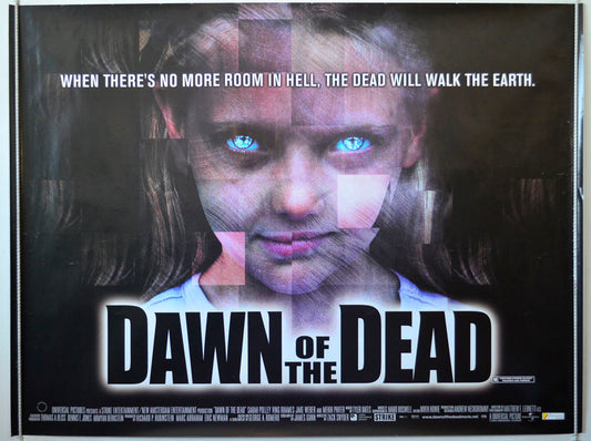 Dawn Of The Dead Original British Quad Poster - Movie Poster