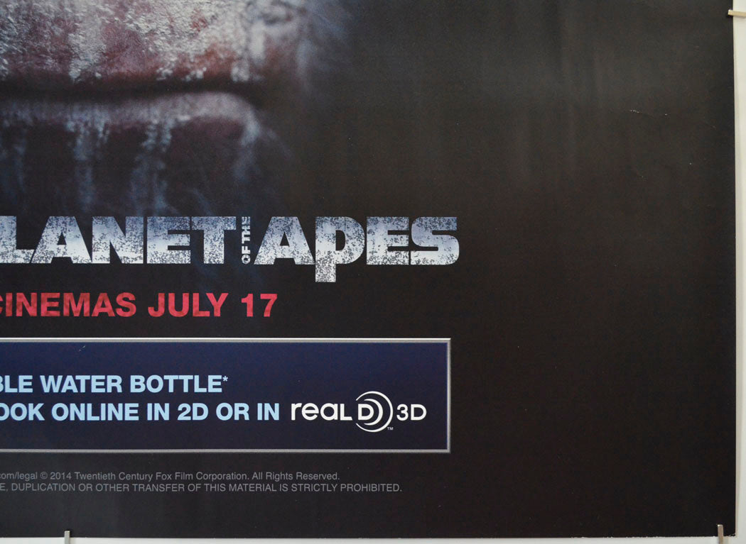 DAWN OF THE PLANET OF THE APES (Bottom Right) Cinema Quad Movie Poster 