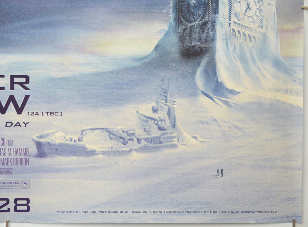 THE DAY AFTER TOMORROW (Bottom Right) Cinema Quad Movie Poster 