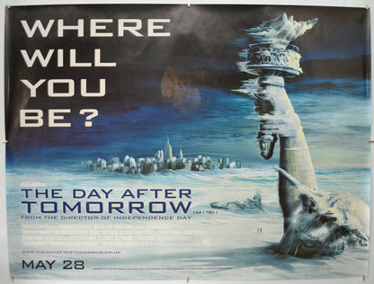 The Day After Tomorrow  (New York Version 2)   Original Quad Poster - Film Poster - Movie Poster