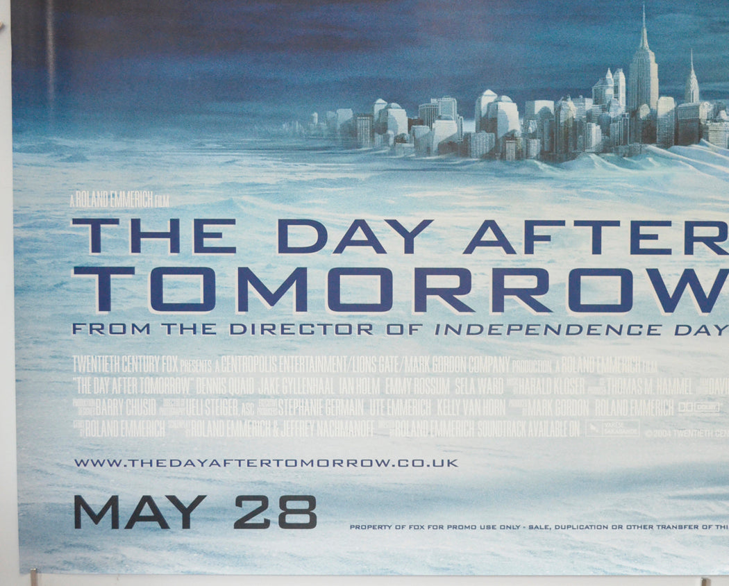 THE DAY AFTER TOMORROW (Bottom Left) Cinema Quad Movie Poster 