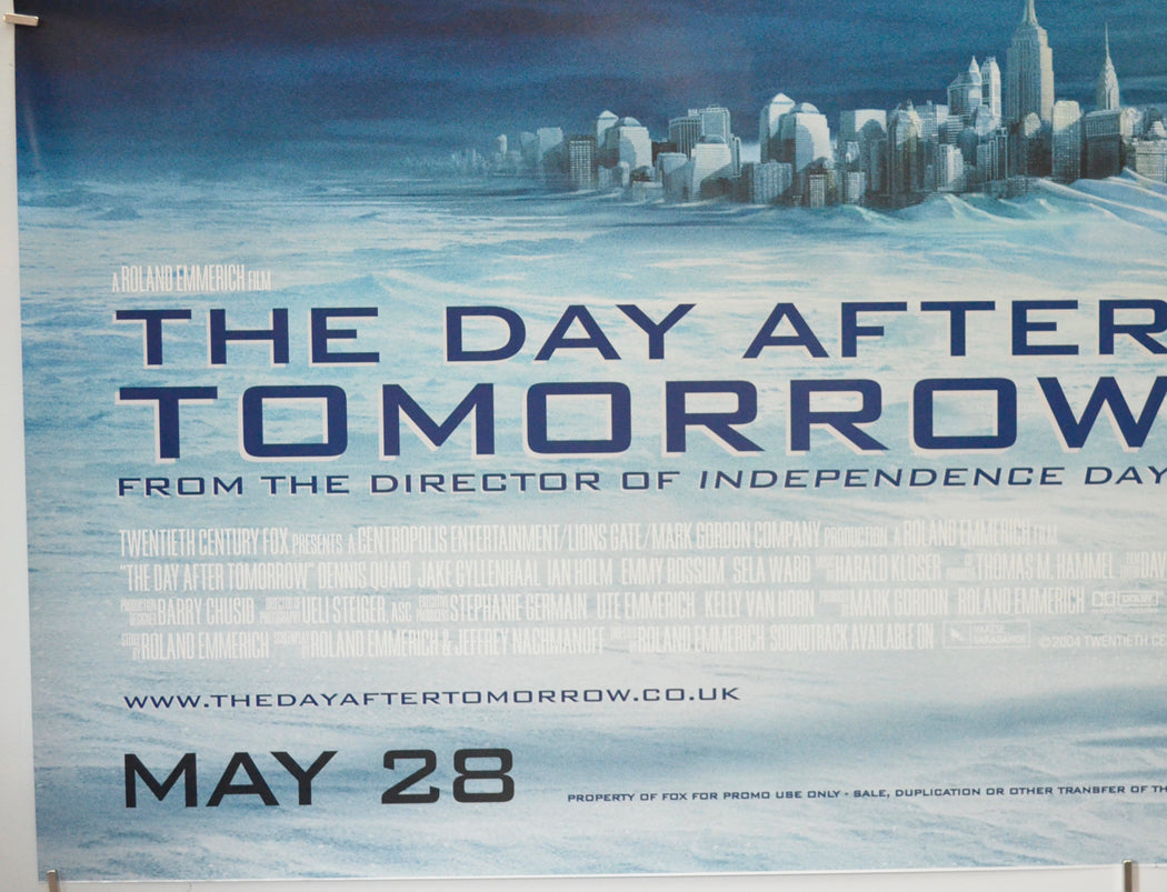 THE DAY AFTER TOMORROW (Bottom Left) Cinema Quad Movie Poster 