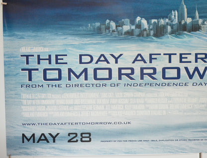 THE DAY AFTER TOMORROW (Bottom Left) Cinema Quad Movie Poster 