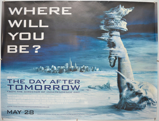 The Day After Tomorrow (New York Version 2)  Original Quad Poster - Film Poster - Movie Poster  