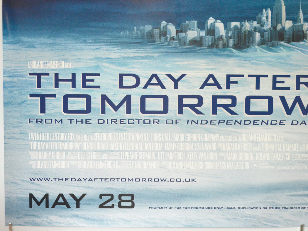 THE DAY AFTER TOMORROW (Bottom Left) Cinema Quad Movie Poster 