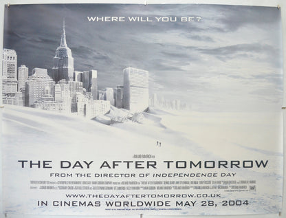 The Day After Tomorrow (Manhattan Snow Version)  Original Quad Poster - Film Poster - Movie Poster  