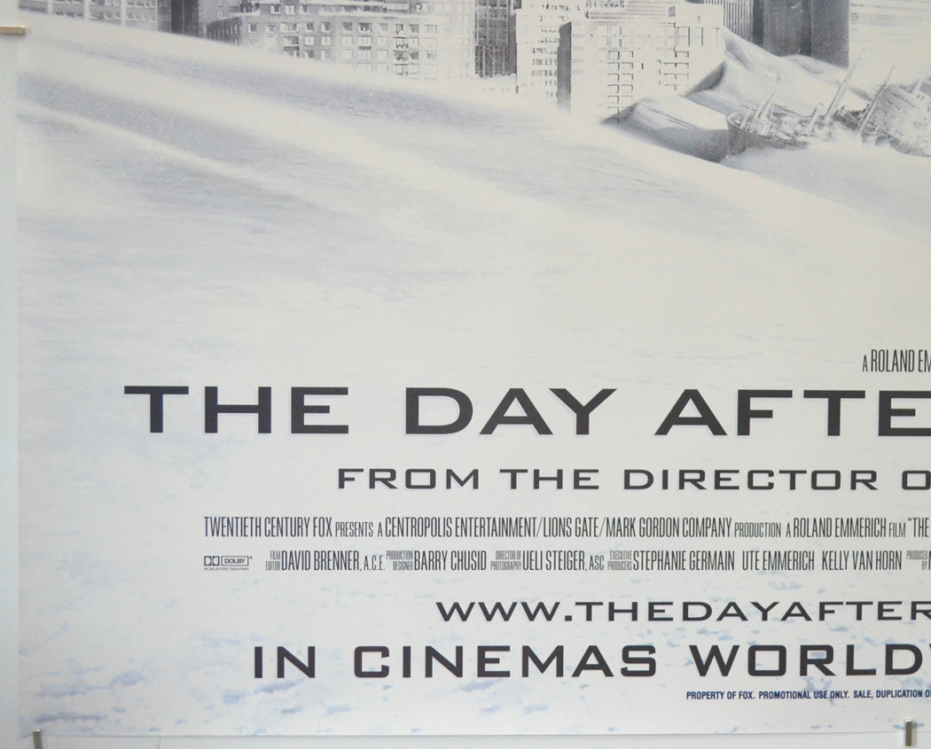 THE DAY AFTER TOMORROW (Bottom Left) Cinema Quad Movie Poster 