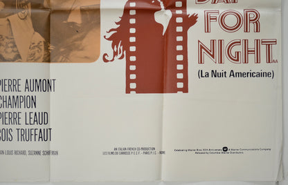 DAY FOR NIGHT (Bottom Right) Cinema Quad Movie Poster 