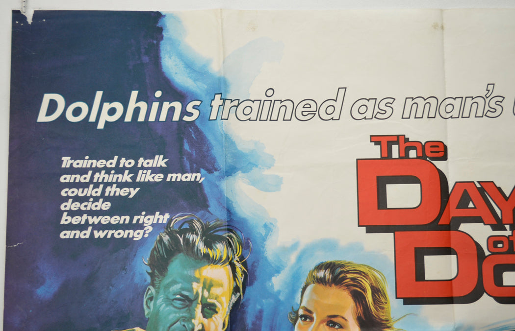 THE DAY OF THE DOLPHIN (Top Left) Cinema Quad Movie Poster 