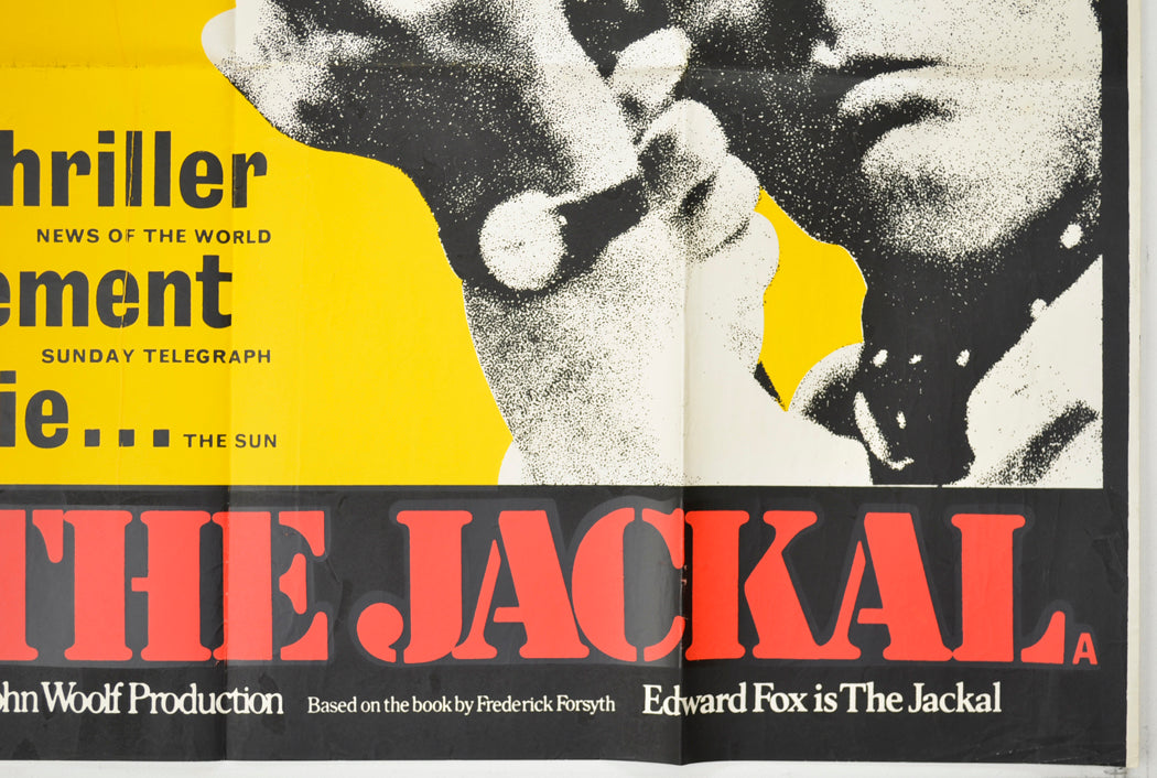 THE DAY OF THE JACKAL (Bottom Right) Cinema Quad Movie Poster 