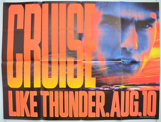 Days Of Thunder  (Teaser / Advance Version)   Original Quad Poster - Film Poster - Movie Poster  