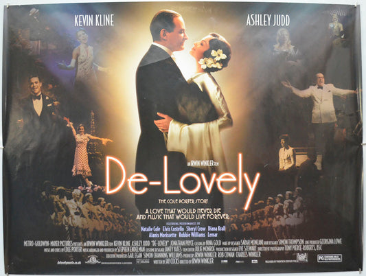 De-Lovely Original Quad Poster - Film Poster - Movie Poster