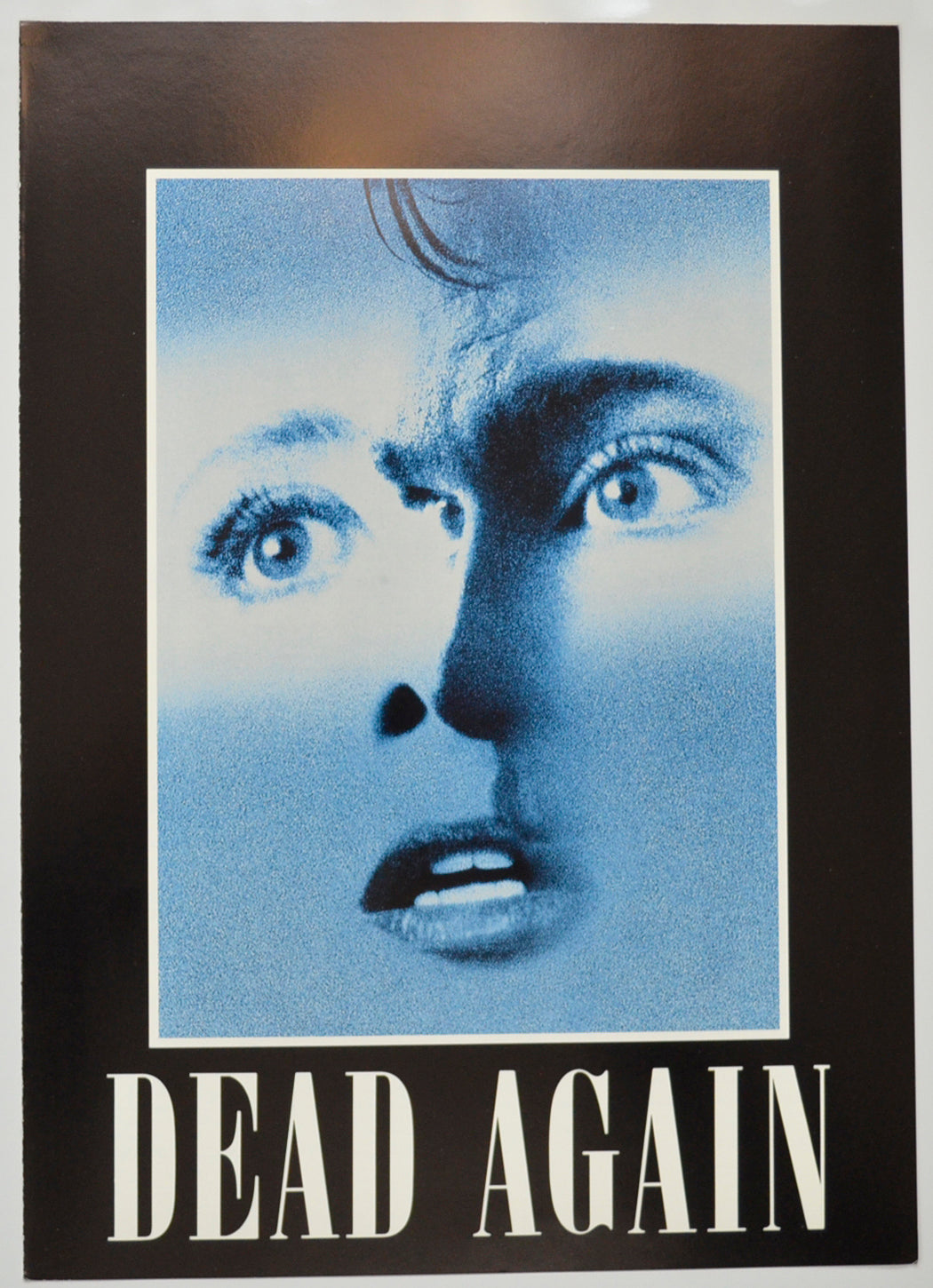 Dead Again Original Cinema Exhibitors Press Synopsis / Credits Booklet (UK)