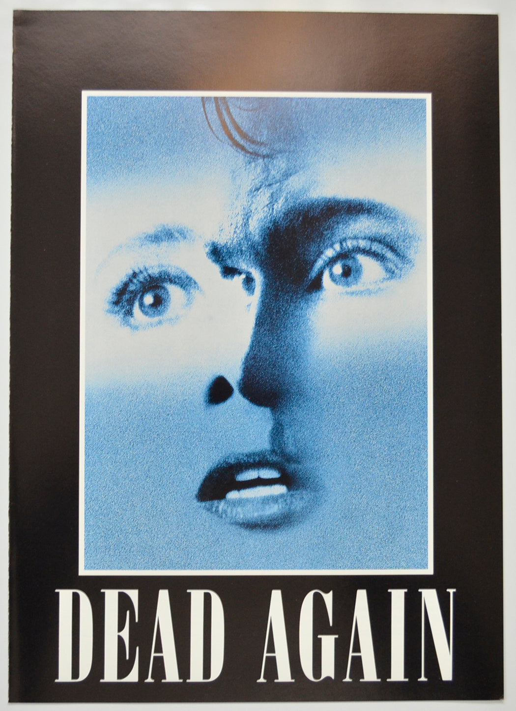 Dead Again Original Cinema Exhibitors Press Synopsis / Credits Booklet (UK)