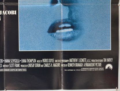 DEAD AGAIN (Bottom Right) Cinema Quad Movie Poster 