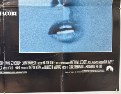 DEAD AGAIN (Bottom Right) Cinema Quad Movie Poster 