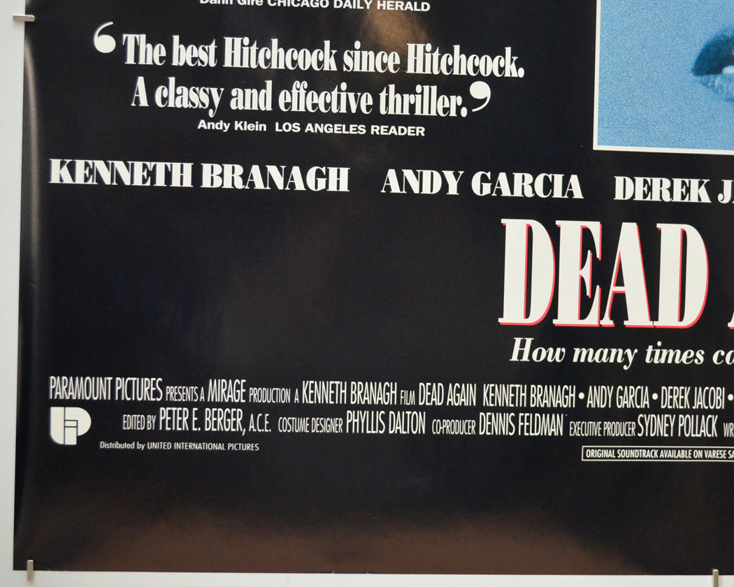 DEAD AGAIN (Bottom Left) Cinema Quad Movie Poster 