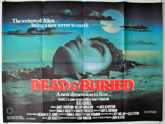 Dead And Buried Original British Quad Poster - Movie Poster