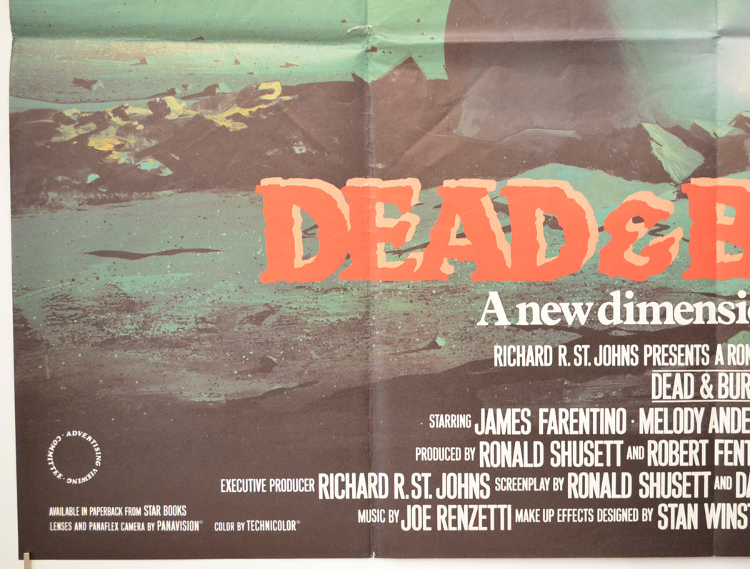 DEAD AND BURIED (Bottom Left) Cinema Quad Movie Poster 