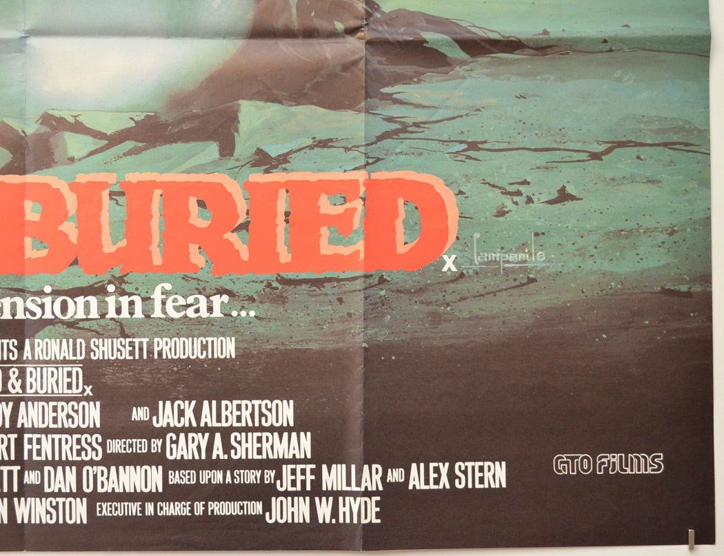 DEAD AND BURIED (Bottom Right) Cinema Quad Movie Poster 