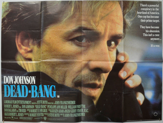 Dead Bang  Original Quad Poster - Film Poster - Movie Poster