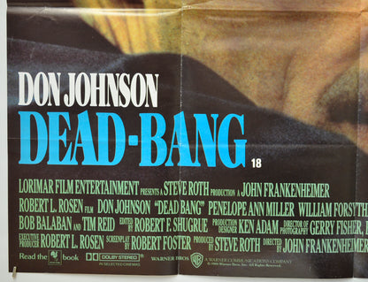 DEAD BANG (Bottom Left) Cinema Quad Movie Poster 