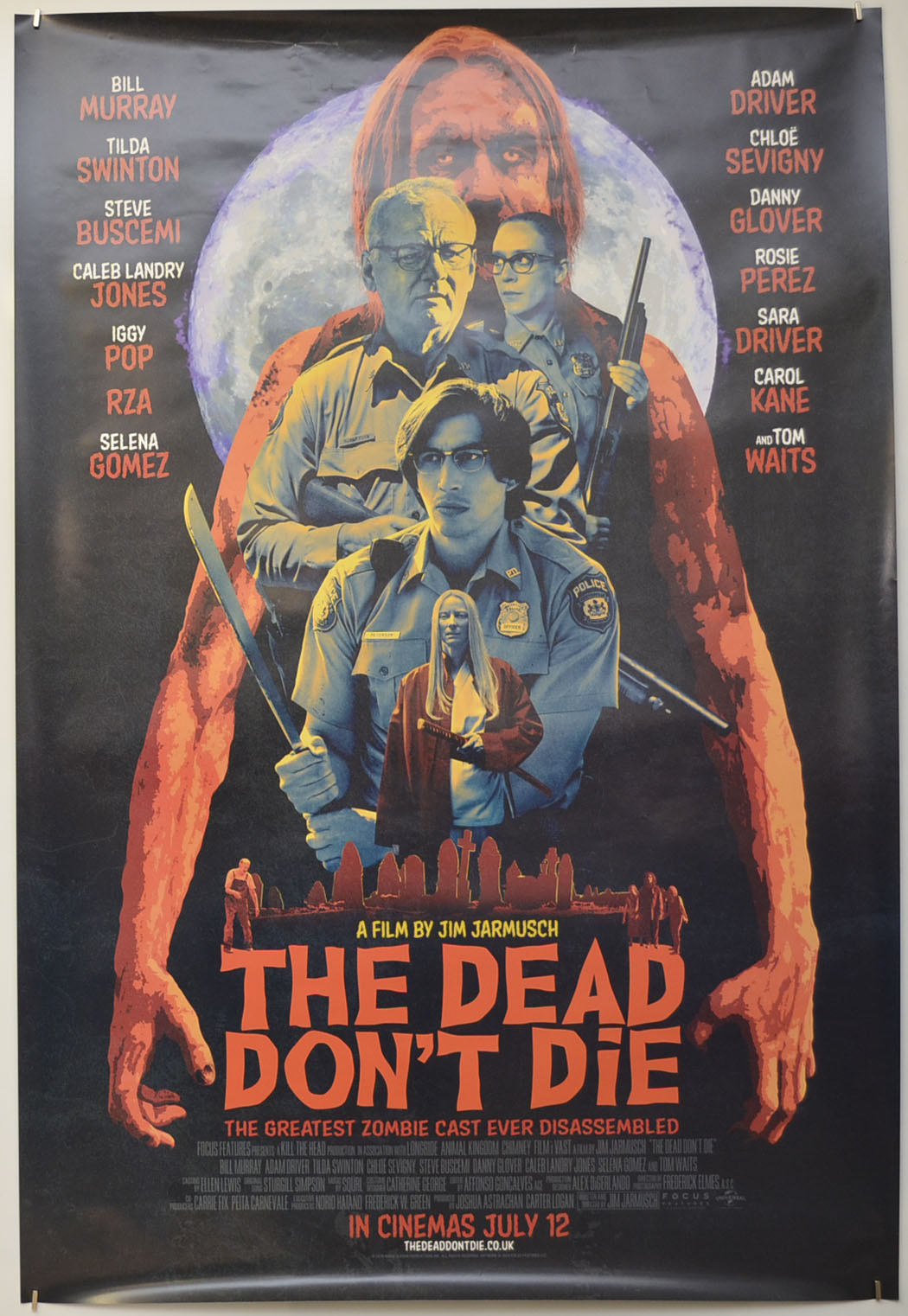 The Dead Don't Die Original One Sheet Poster - Film Poster - Movie Poster