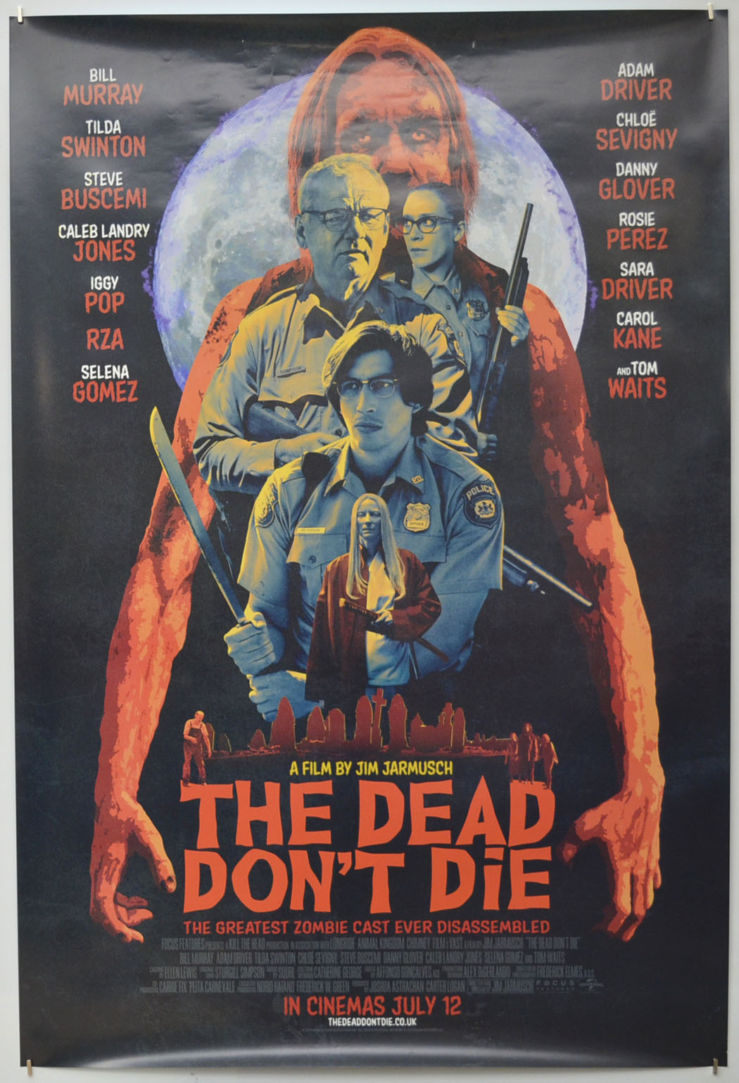 The Dead Don't Die Original One Sheet Poster - Film Poster - Movie Poster