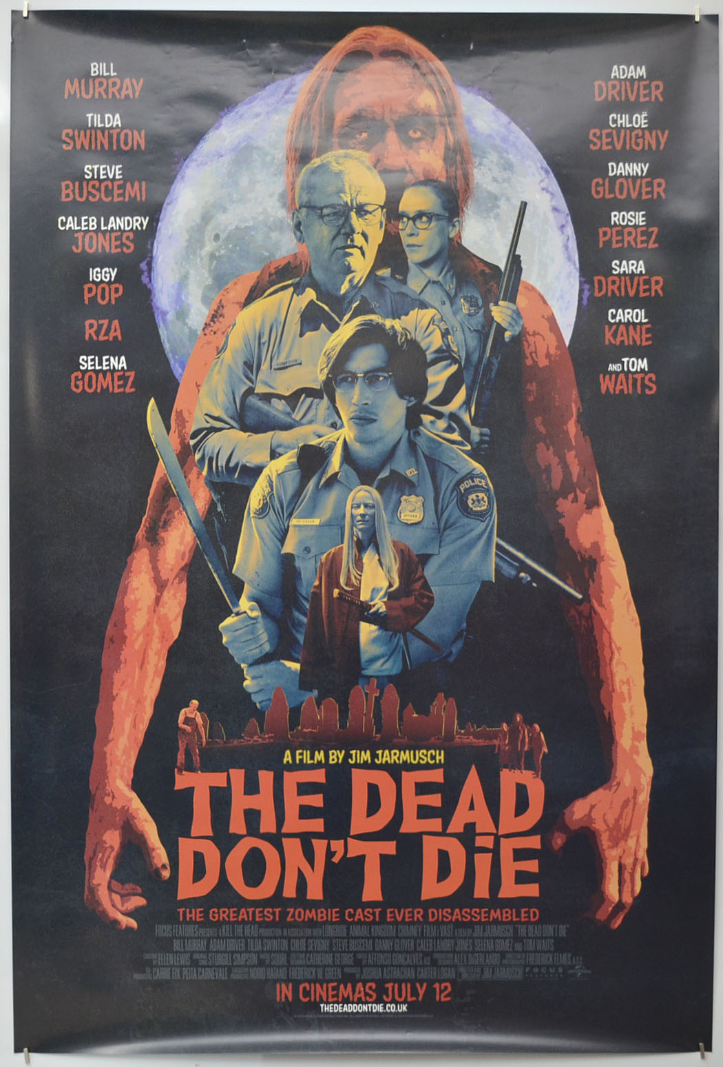 The Dead Don't Die Original One Sheet Poster - Film Poster - Movie Poster