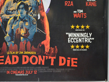 THE DEAD DON’T DIE (Bottom Right) Cinema Quad Movie Poster 