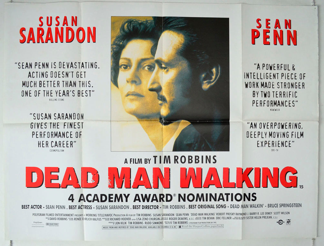 Dead Man Walking Original British Quad Poster - Movie Poster