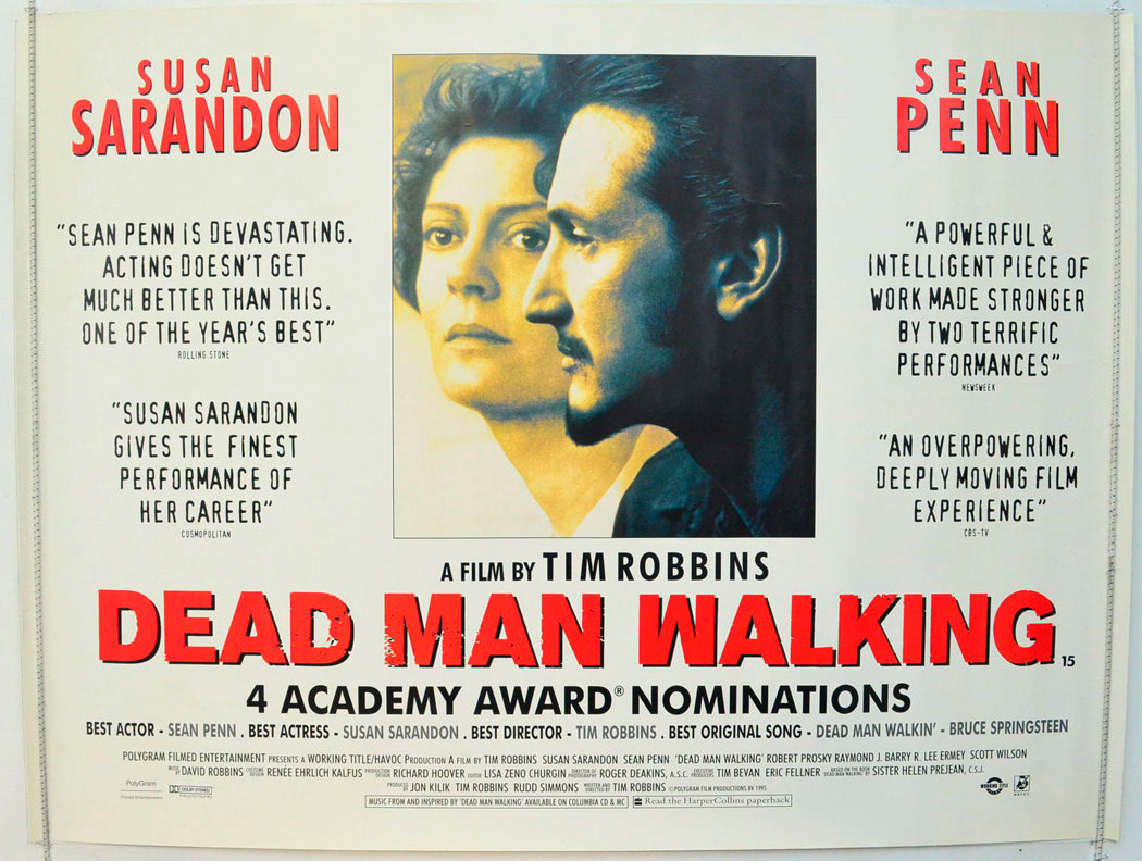 Dead Man Walking Original British Quad Poster - Film Poster - Movie Poster 